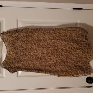 Cheetah print infinity scarf